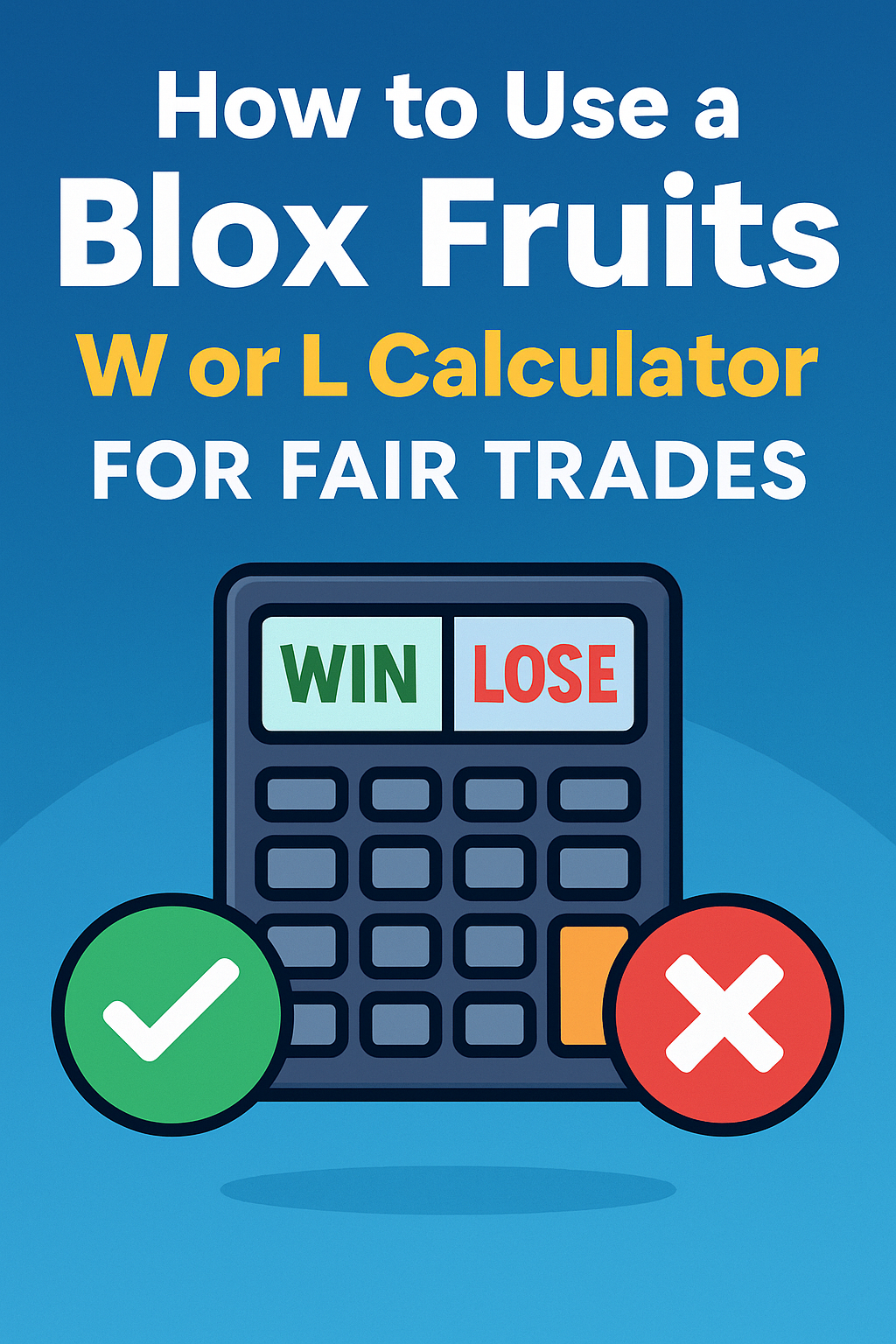 How to Use a Blox Fruits W or L Calculator for Fair Trades (Step-by-Step)
